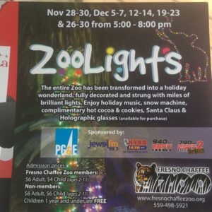 Zoo Lights Info