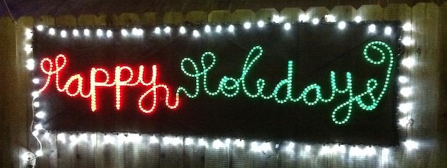 zoo light banner