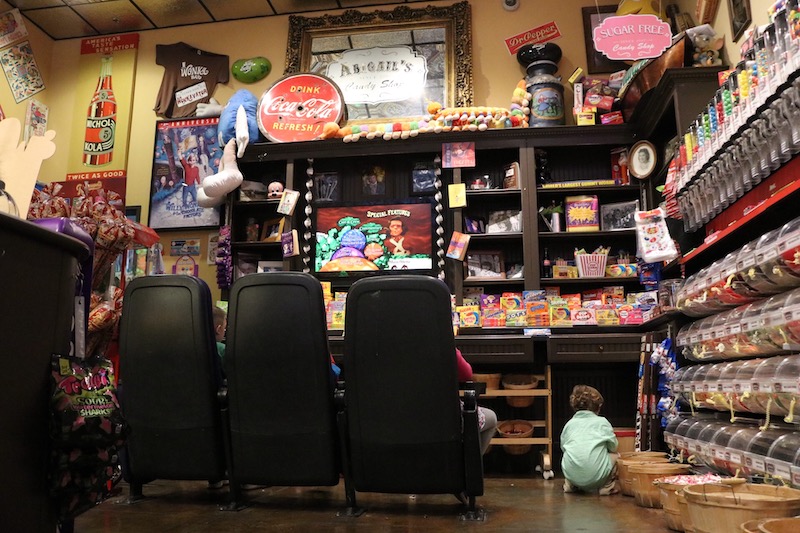 The Movie Theatre Seats at Abigail’s Candy Shop in Clovis