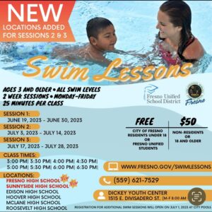 Fresno area swim lessons