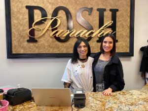 The front desk at Posh Panache in NW Fresno 2065 W Bullard Ave, Fresno, CA 93711